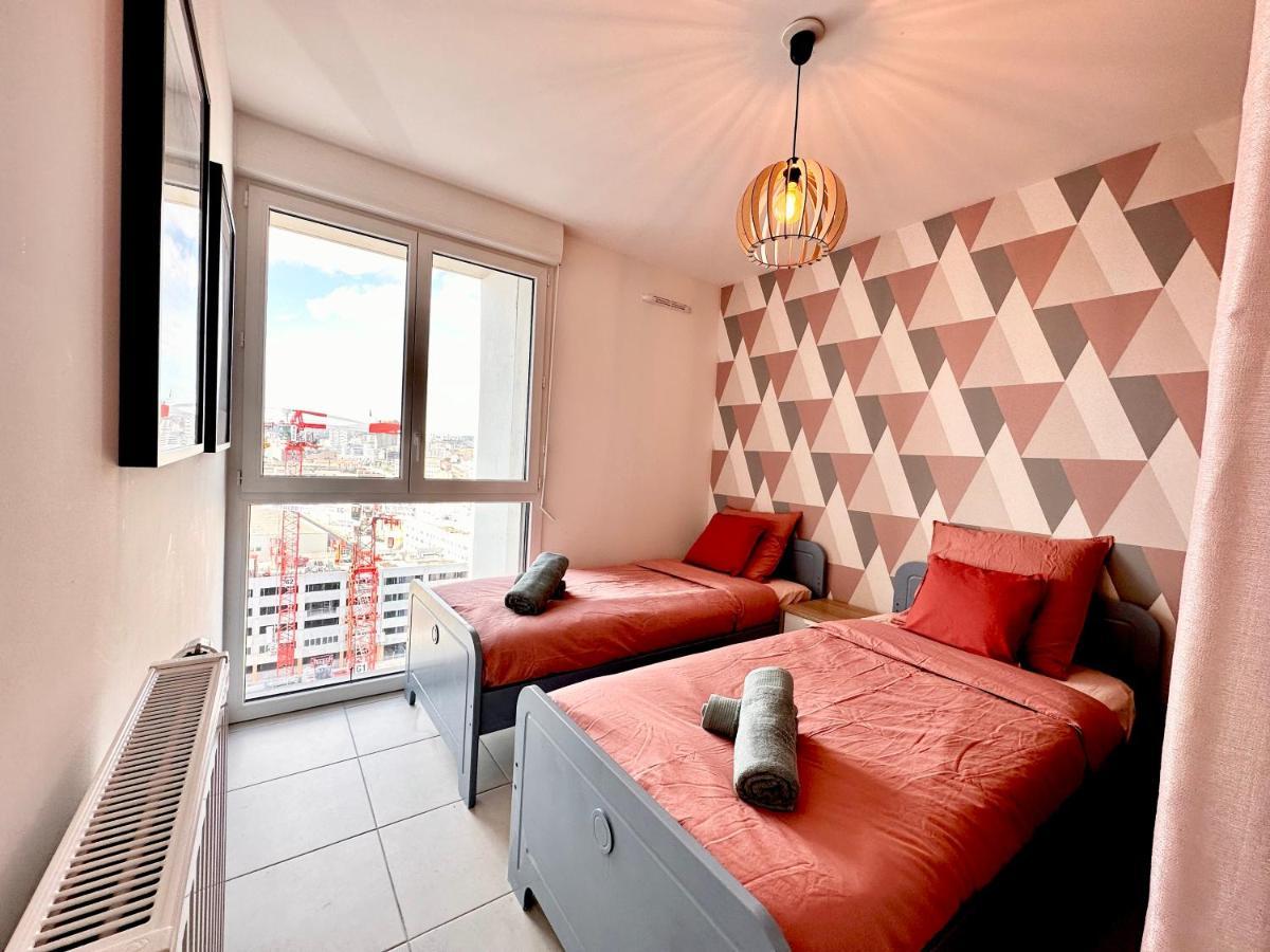 Duplex - Vue Exceptionnelle - Quartier Euromed-avec Box Apartment Marseilles