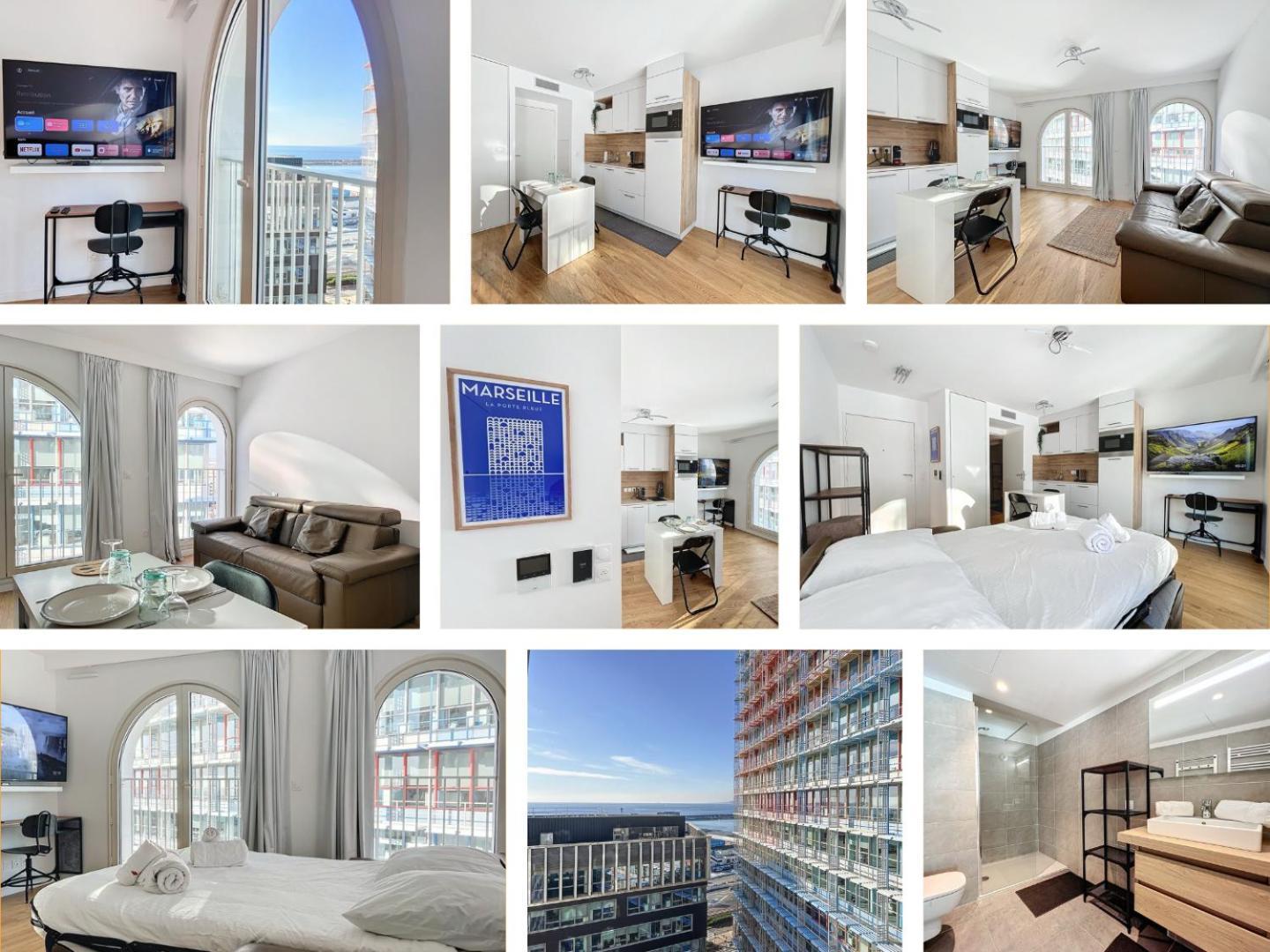 La Porte Bleue - High Standing & Vue Mer - Les Freres De La Loc' Apartment *