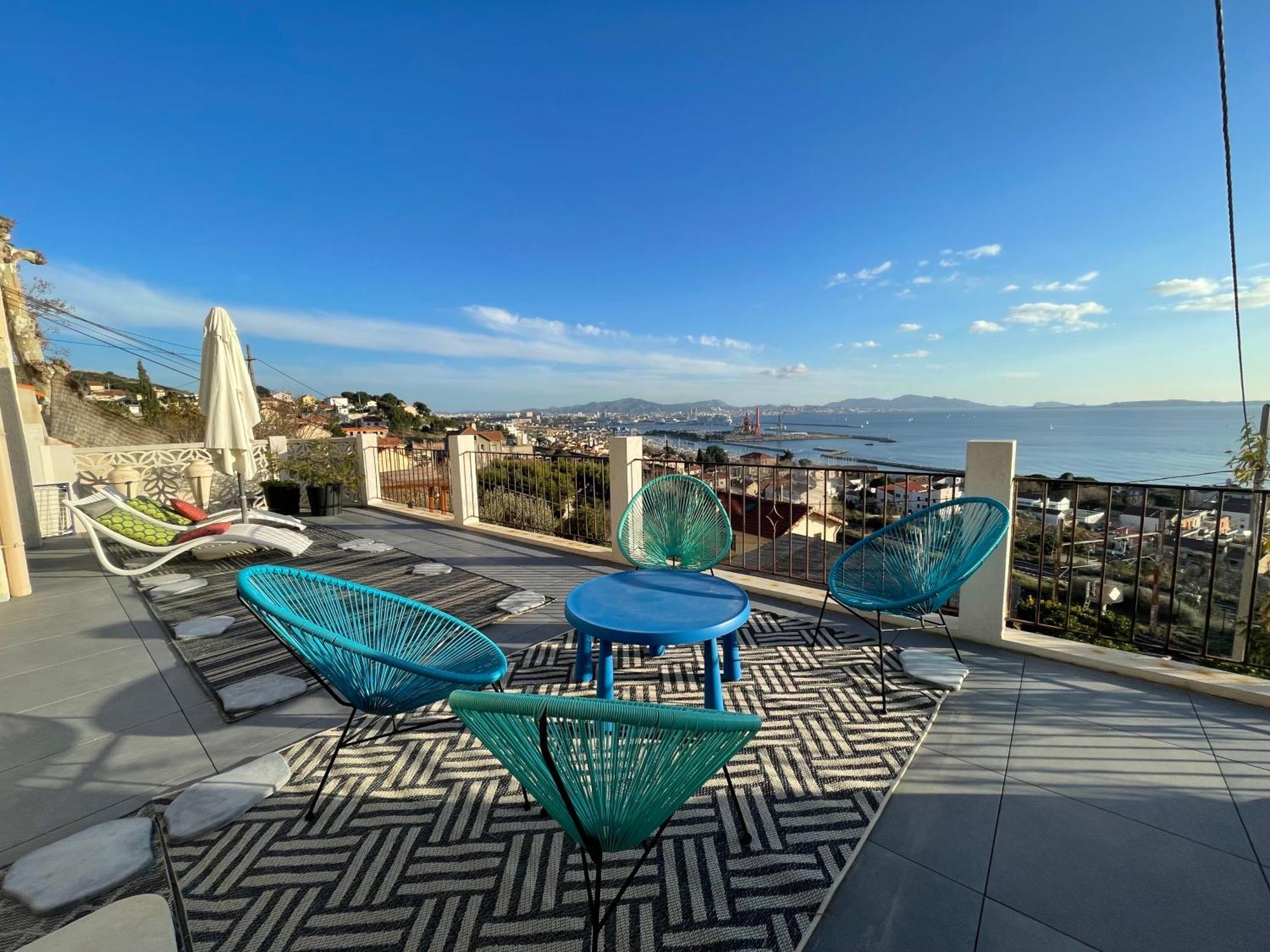 Superbe Terrasse Avec Vue Panoramique Sur La Apartment