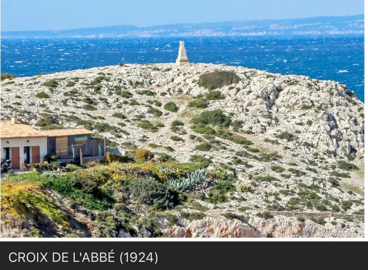 Au Coeur Du Parc National Du Massif Des Calanques, La Flibuste Des Goudes, Maison 2 Chambres, Climatisee, Jardins, Solarium, Proche Plage, Large Vue Ferienhaus *