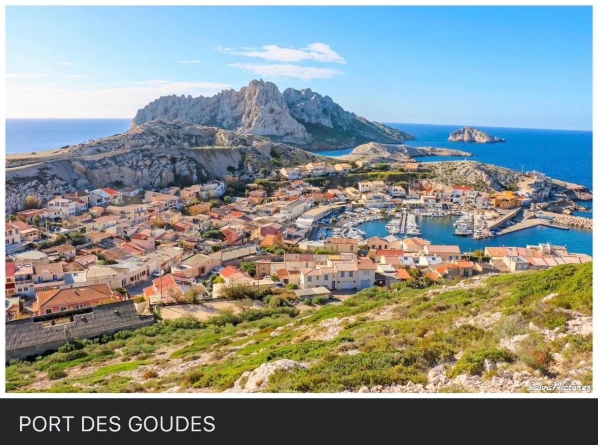 Ferienhaus Au Coeur Du Parc National Du Massif Des Calanques, La Flibuste Des Goudes, Maison 2 Chambres, Climatisee, Jardins, Solarium, Proche Plage, Large Vue