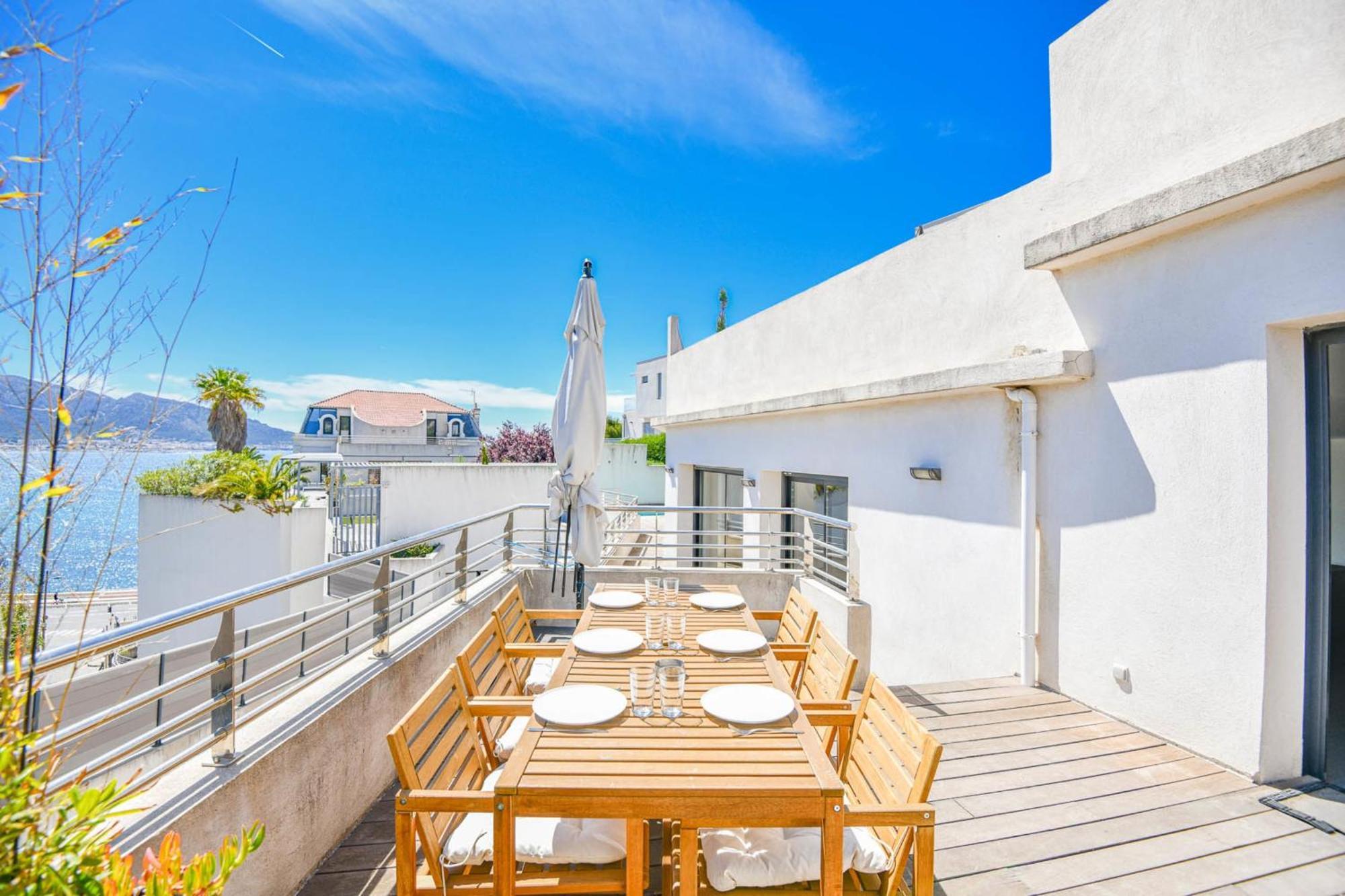 Villa La Kennedy - Vue Mer Avec Piscine Et Parking *