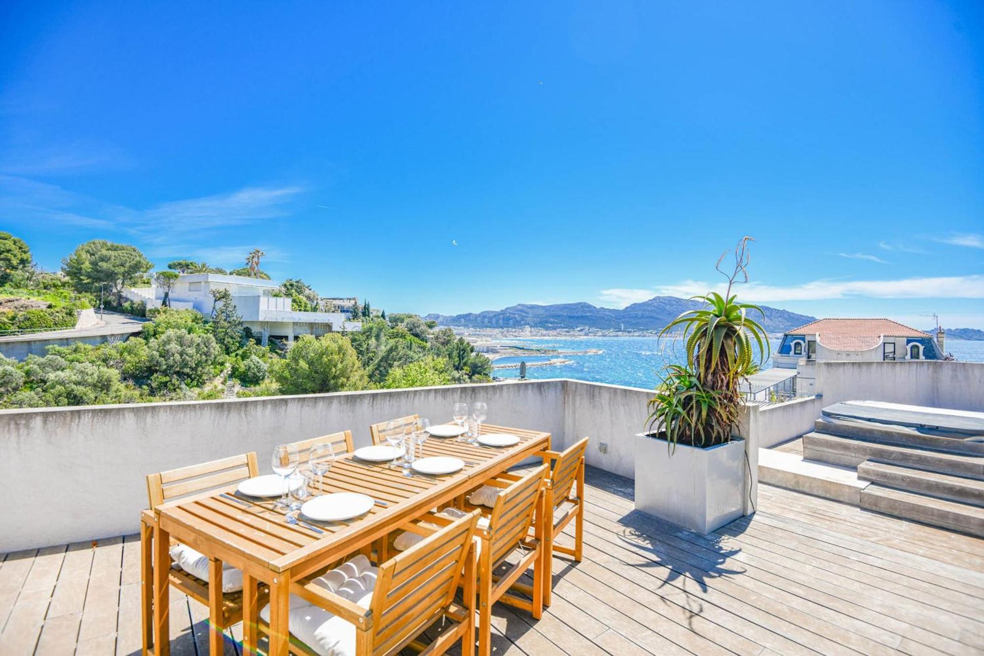 Villa La Kennedy - Vue Mer Avec Piscine Et Parking *