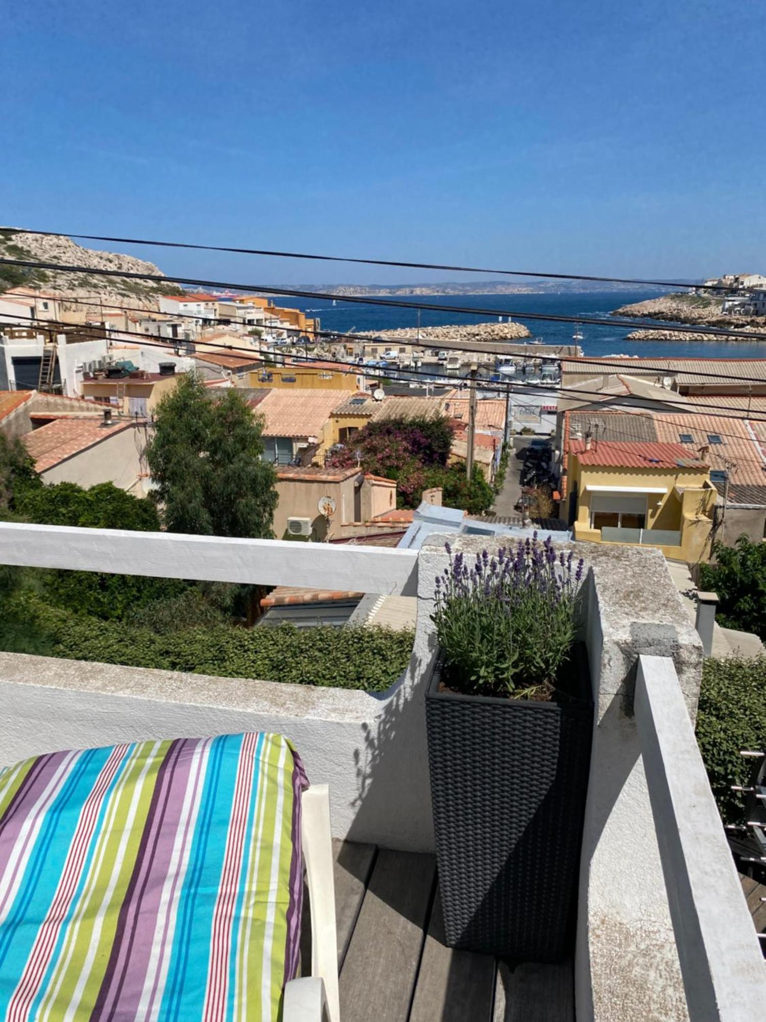 Au Coeur Du Parc National Du Massif Des Calanques, La Flibuste Des Goudes, Maison 2 Chambres, Climatisee, Jardins, Solarium, Proche Plage, Large Vue Ferienhaus
