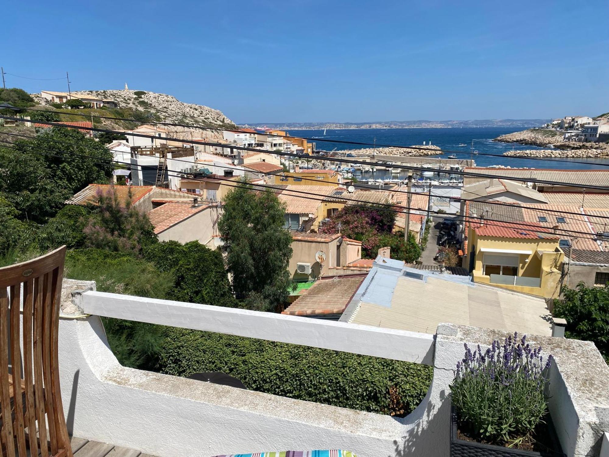 Au Coeur Du Parc National Du Massif Des Calanques, La Flibuste Des Goudes, Maison 2 Chambres, Climatisee, Jardins, Solarium, Proche Plage, Large Vue * Marseilles