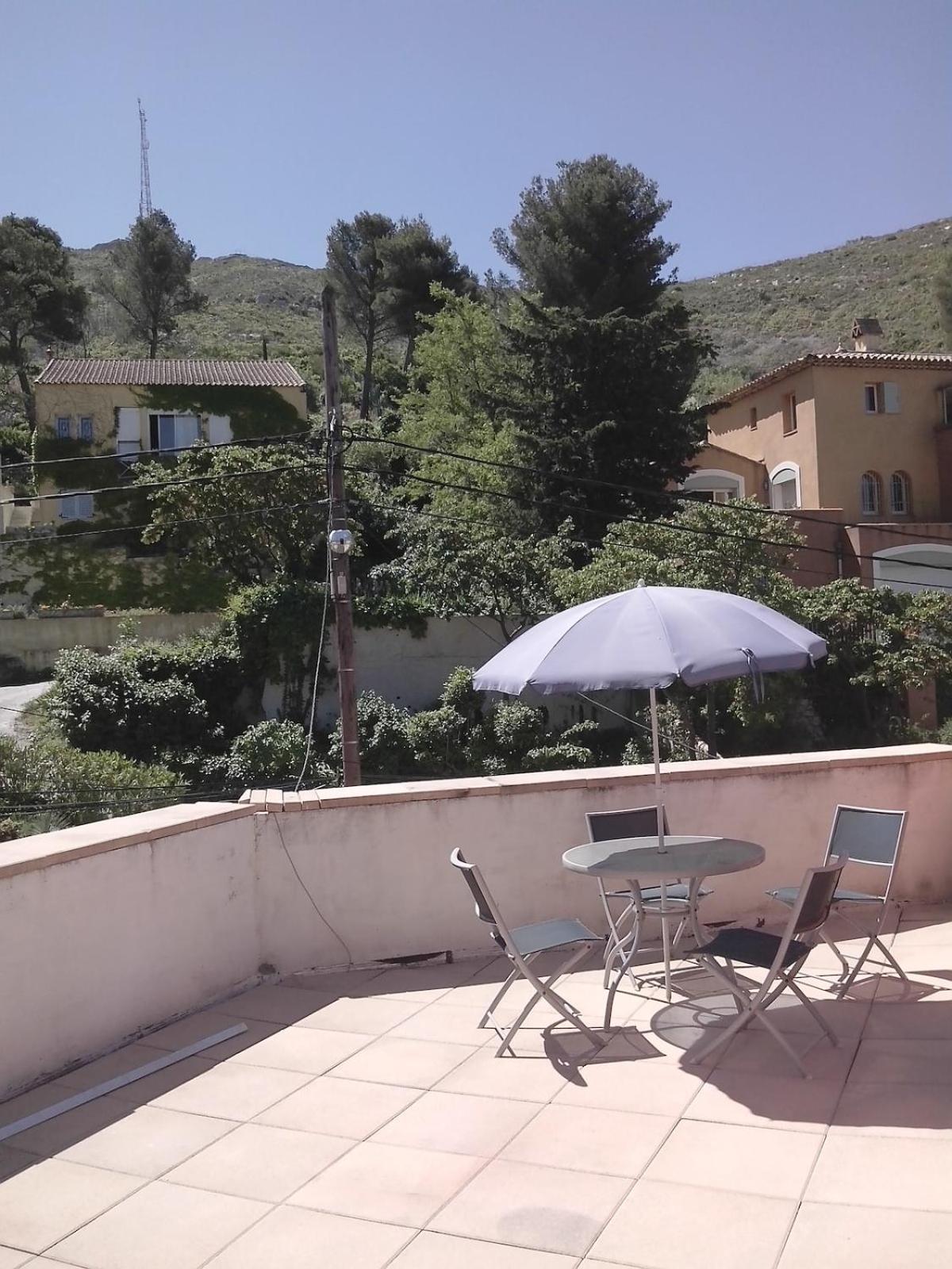 Grand Confort, 2 Chambres, Clim, Grande Terrasse, Parking Privatif Gratuit, Au Calme Parc Des Calanques Marseilles