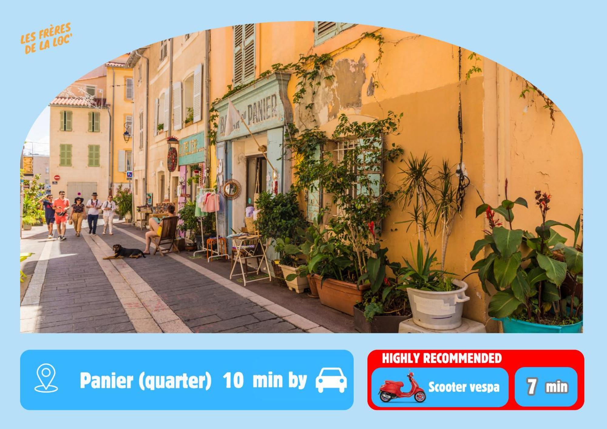 - Balcon & Lumineux - Les Freres De La Loc' Apartment Marseilles