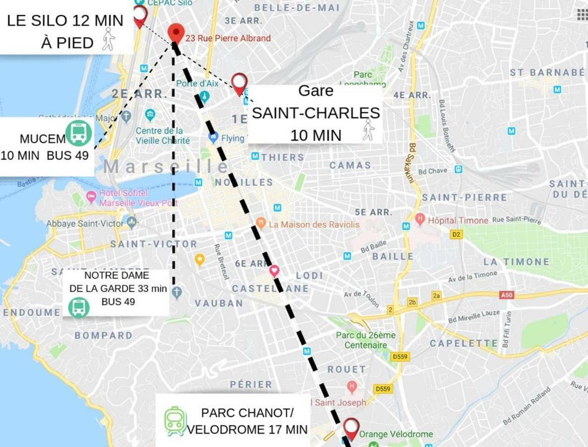 6 Couchages, Wifi Fibre&netflix Experience-immo * Marseille