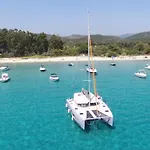 Nuit à bord d\'un catamaran