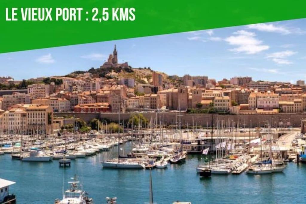 Appartement Label Etape - 2min Gare - Wifi - Terrasse Marseille