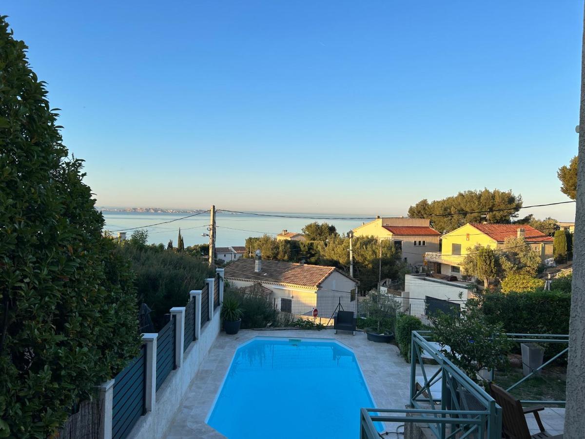 Villa Maison Entierement Climatisee Vue D'exception Et Rade De Avec Piscine 8 Personnes Marseille