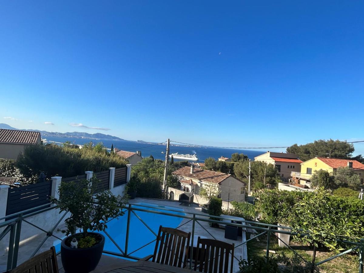 Maison Entierement Climatisee Vue D'exception Et Rade De Avec Piscine 8 Personnes * Marseille