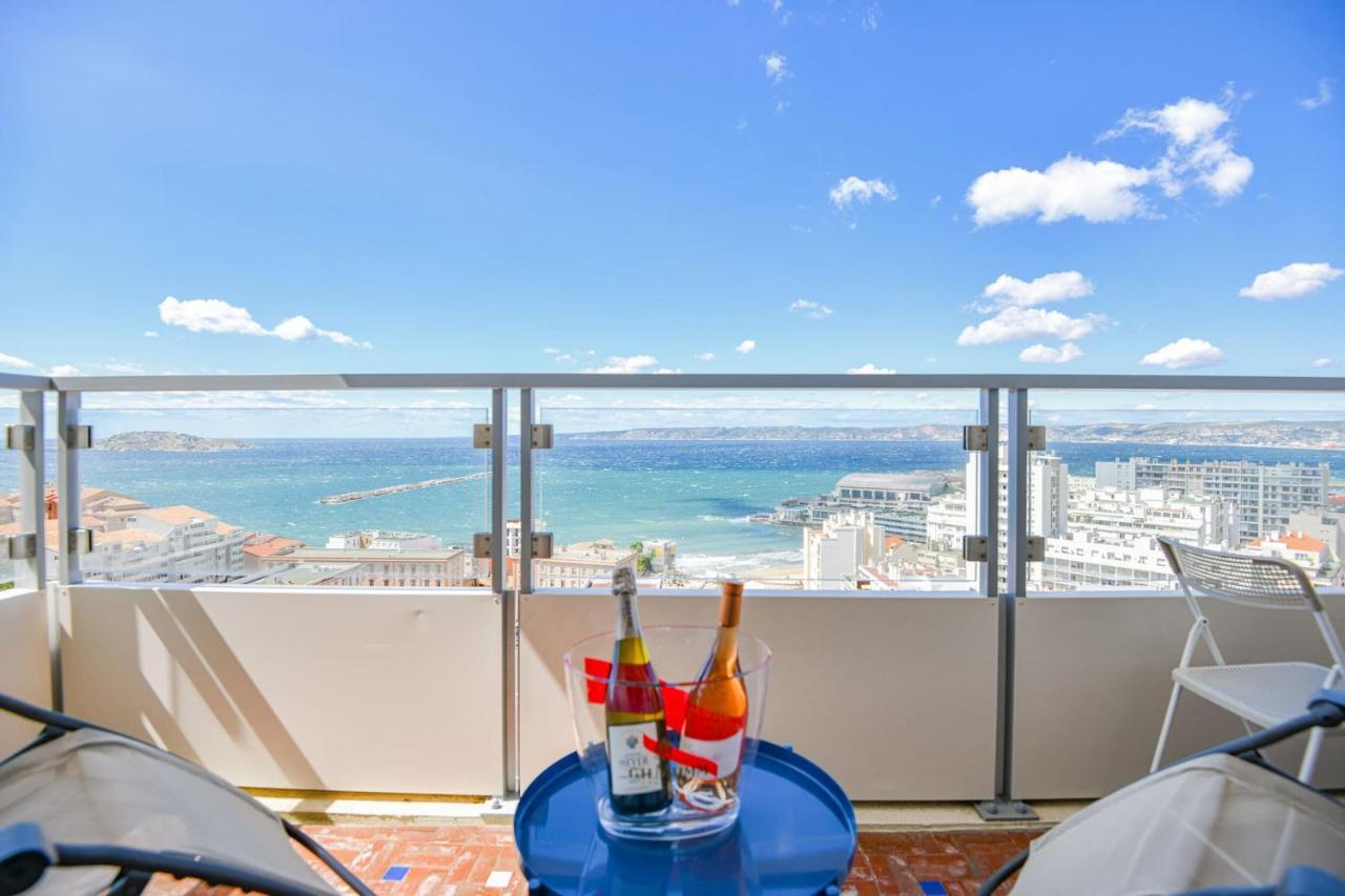 L'horizon - 3 Ch Climatise Avec Vue Incroyable Appartement Marseille