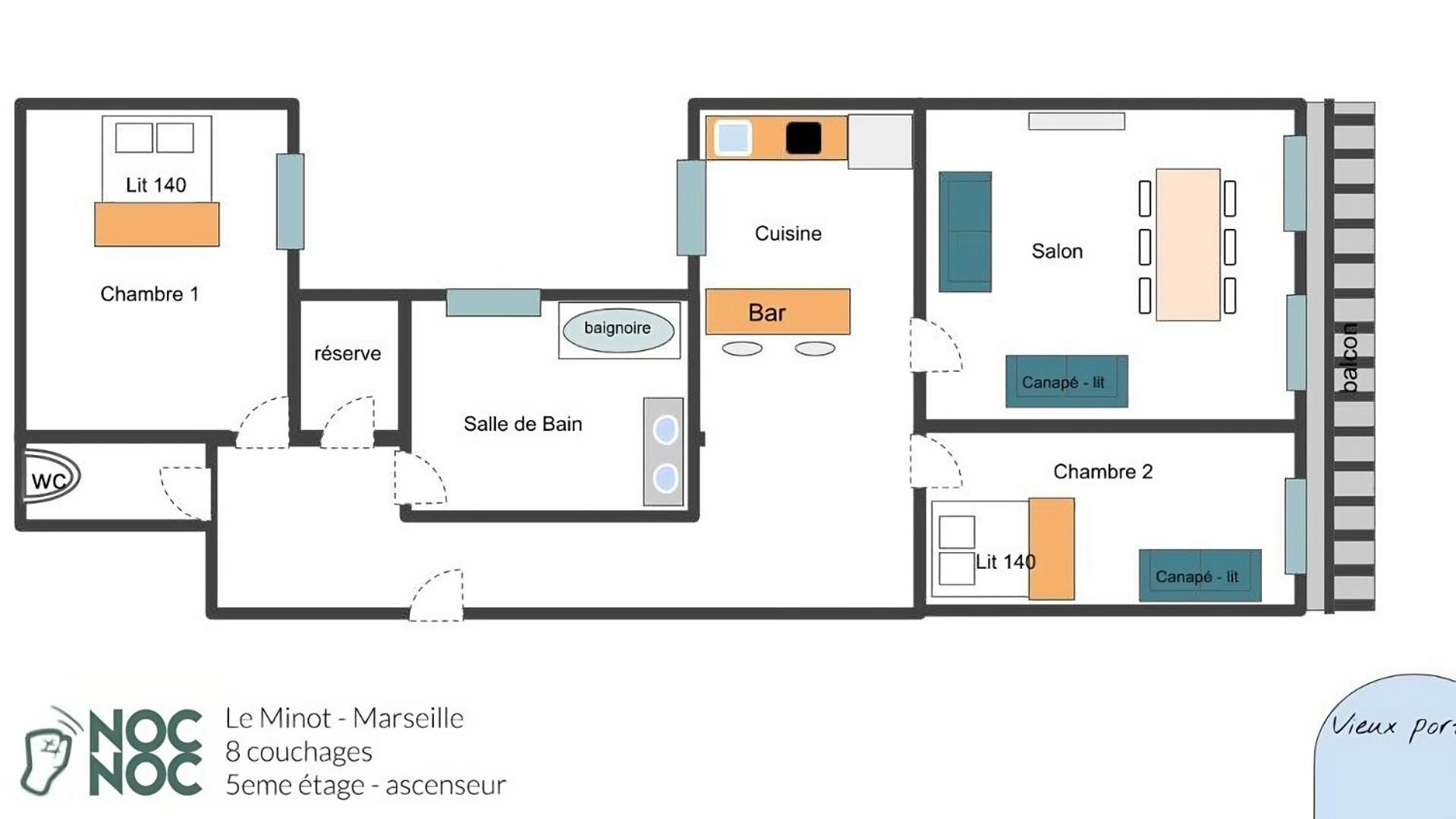 Nocnoc - Le Minot Appartement