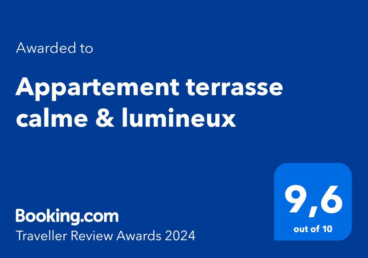 Apartment Terrasse - Hyper Centre - 2 - Parking Gratuit - Calme & Lumineux - Arrivee Autonome *