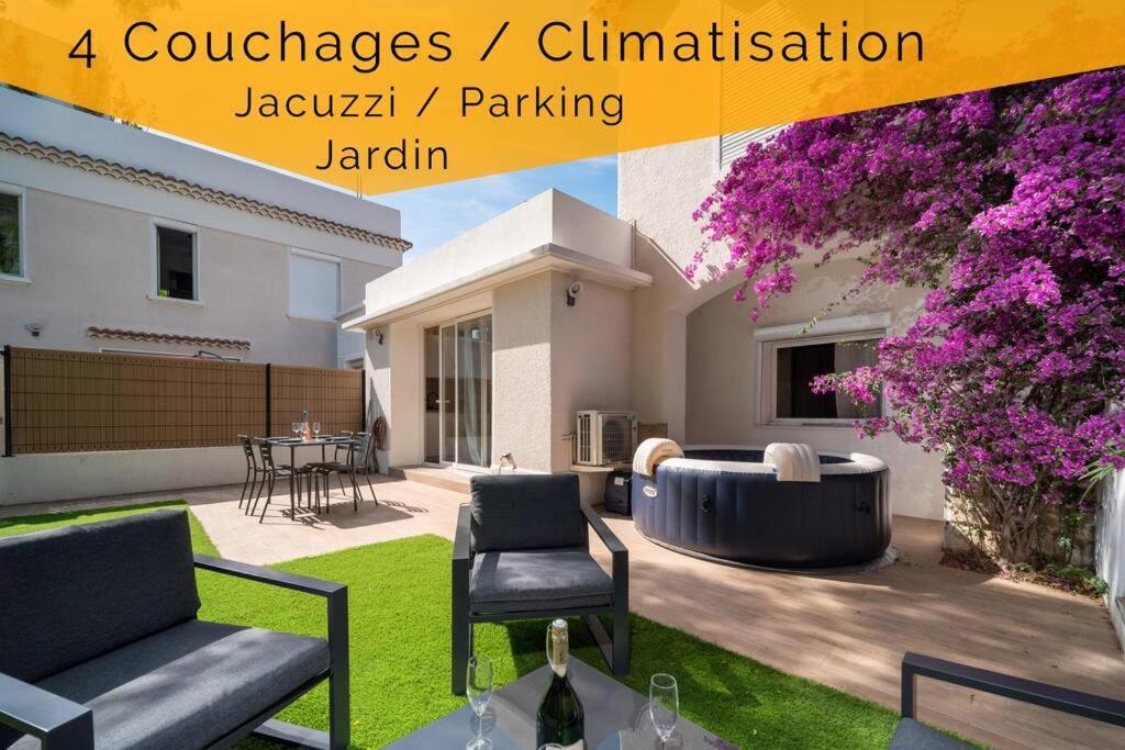 Le Bougainvillier-jacuzzi Jardin Clim Wifi Parking Appartement
