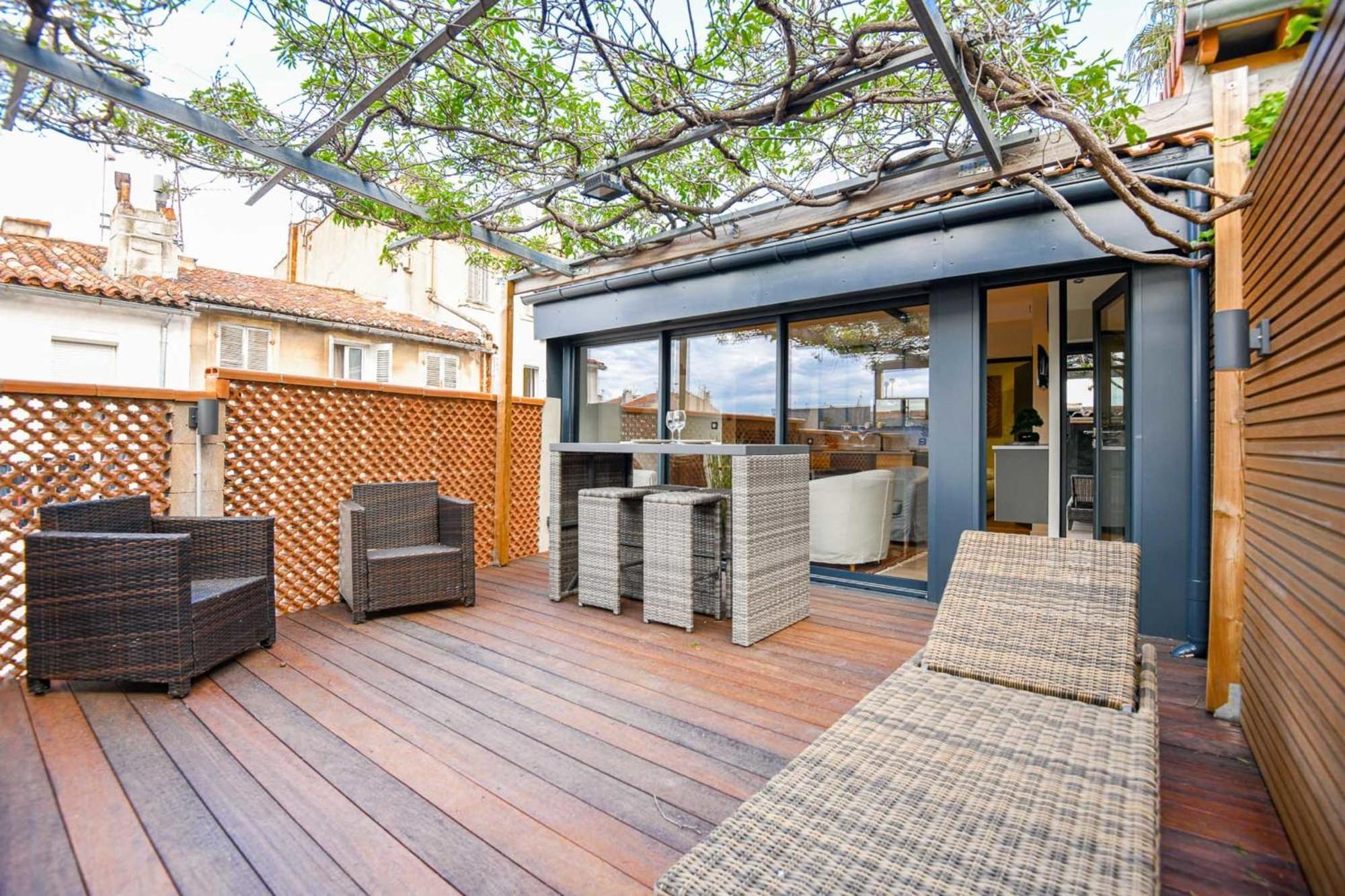 Hébergement de vacances La Terrasse Ricard - Belle Maison 1 Ch Avec Clim Marseille