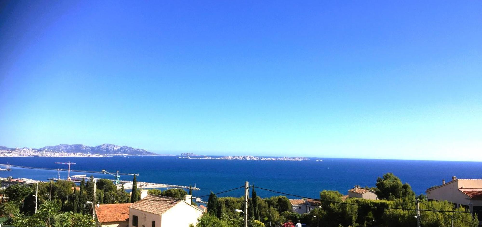 Maison Entierement Climatisee Vue D'exception Et Rade De Avec Piscine 8 Personnes Villa Marseille