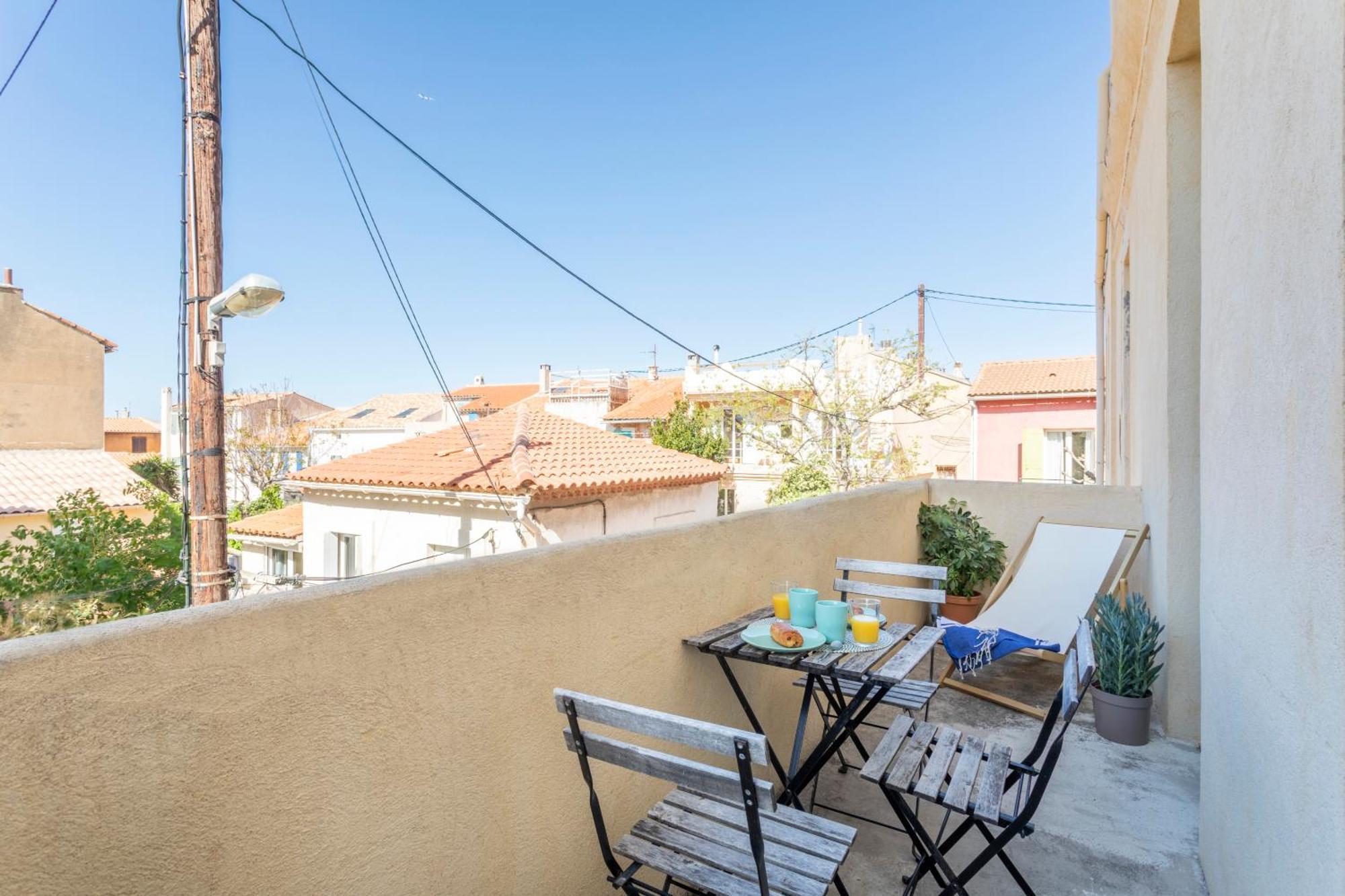 Malmousque, Confortable T2 Les Pieds Dans L'eau Apartment Marseilles