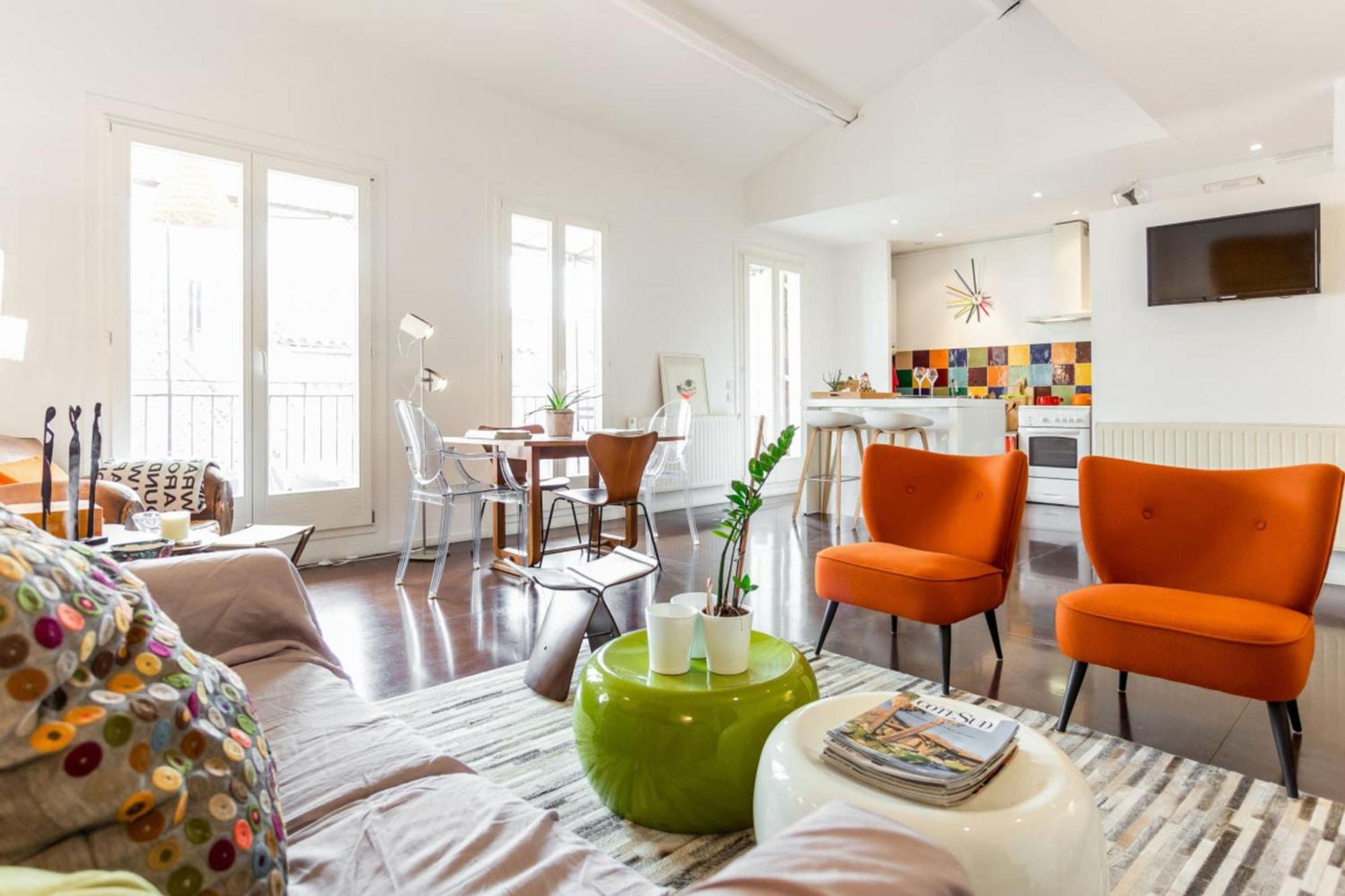 Flat Seventies And Terrace - Welkeys Marseille