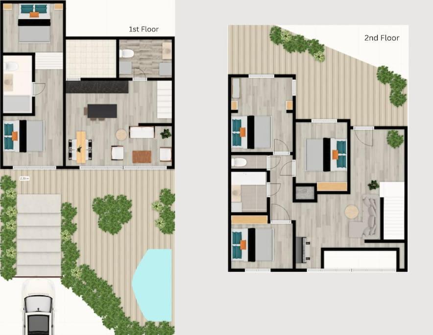 Maison Moderne Avec Piscine Villa *