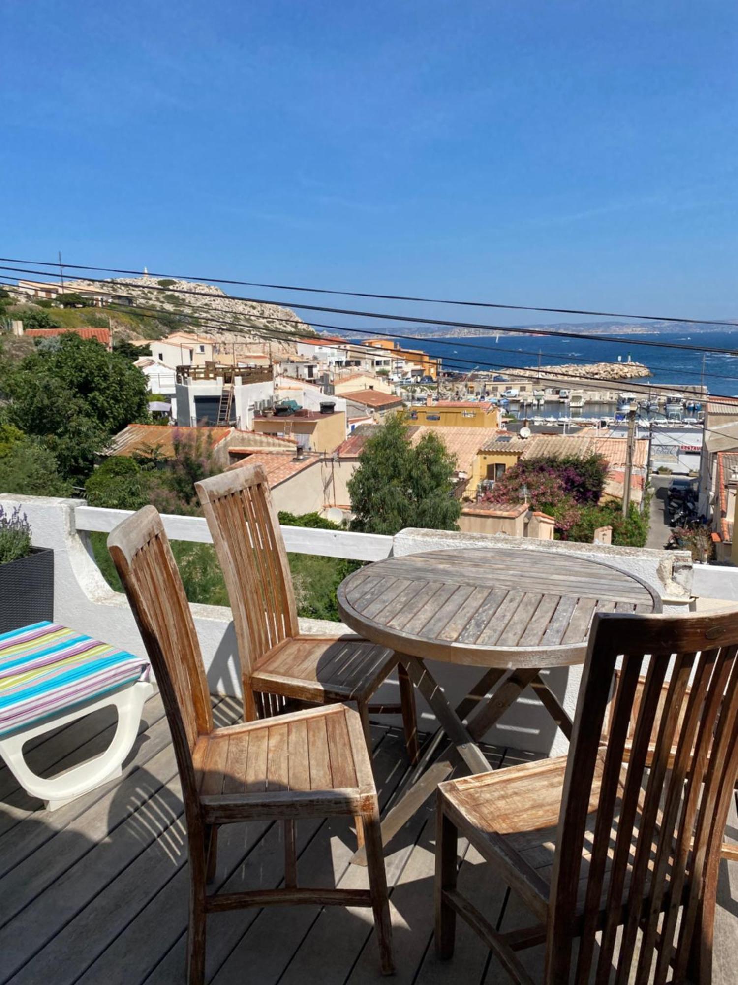 Au Coeur Du Parc National Du Massif Des Calanques, La Flibuste Des Goudes, Maison 2 Chambres, Climatisee, Jardins, Solarium, Proche Plage, Large Vue Marseilles