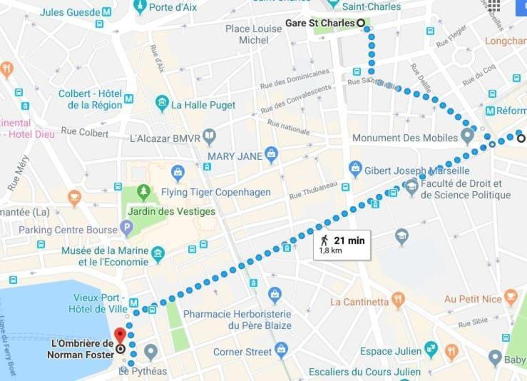 T2 Cosy, Vue Exceptionnelle, Hypercentre, 5mn Gare Marseille