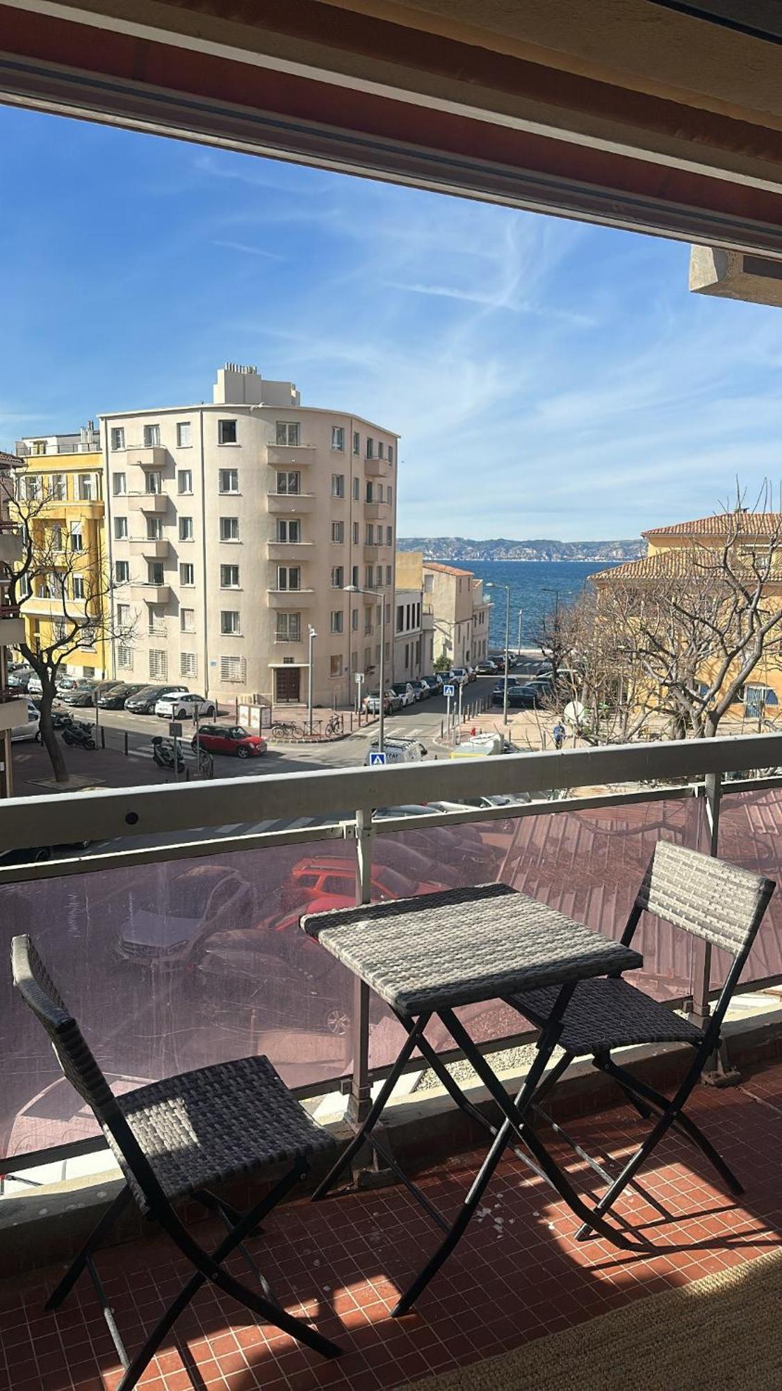 Flc -catalan Beach-sea View- Clim - Terrace - Parking Marseille