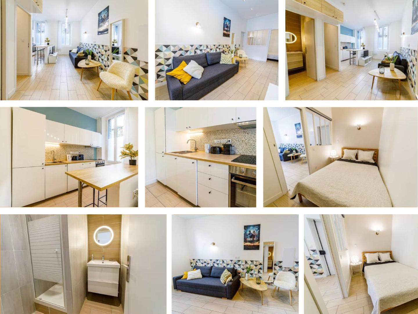 Cozy - Near Train Station - Les Freres De La Loc' Appartement Marseille