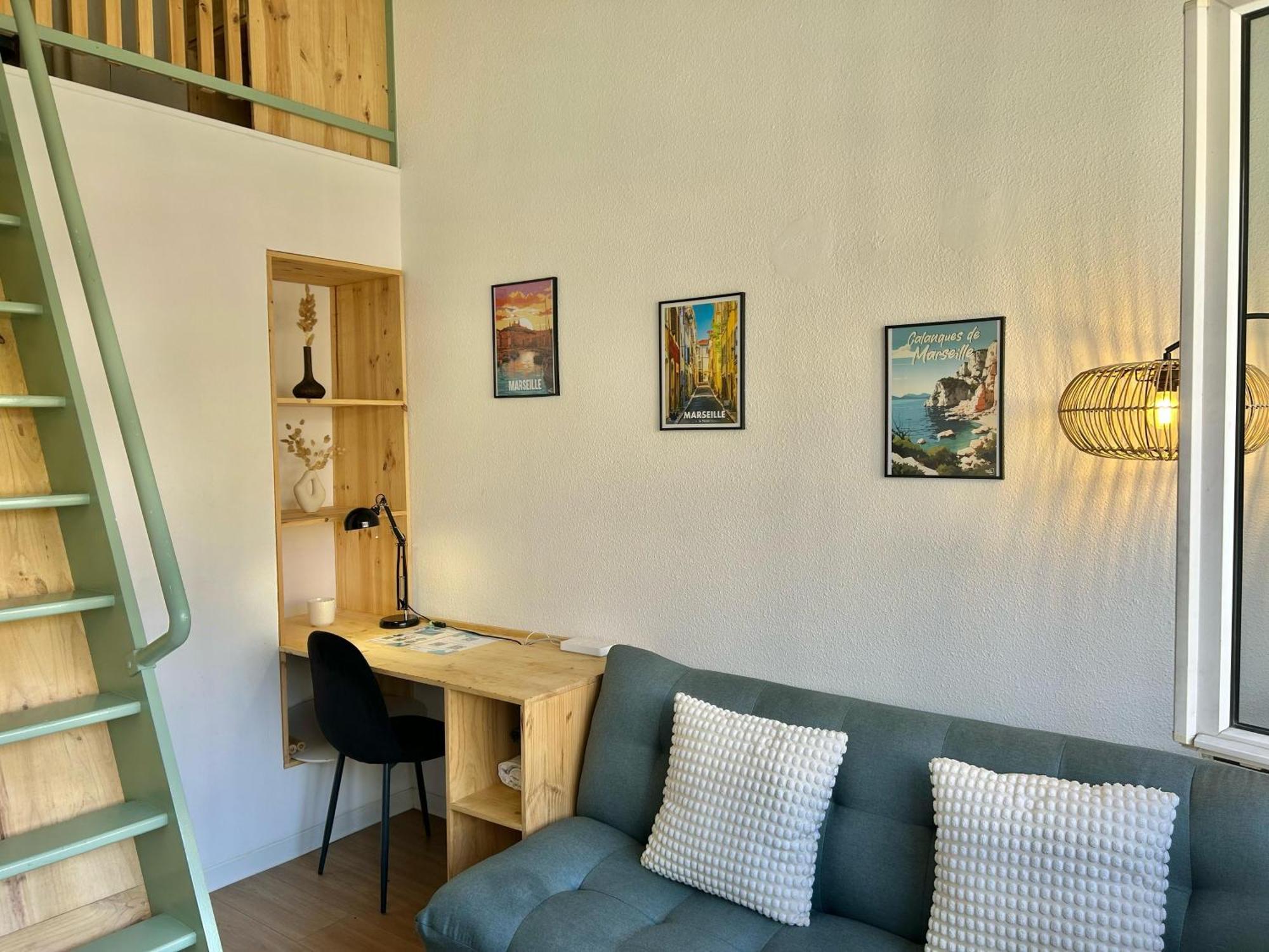 Chez Martin - Confort Proche Hopitaux Universitaires Timone Conception - Quartier St Pierre Apartment *