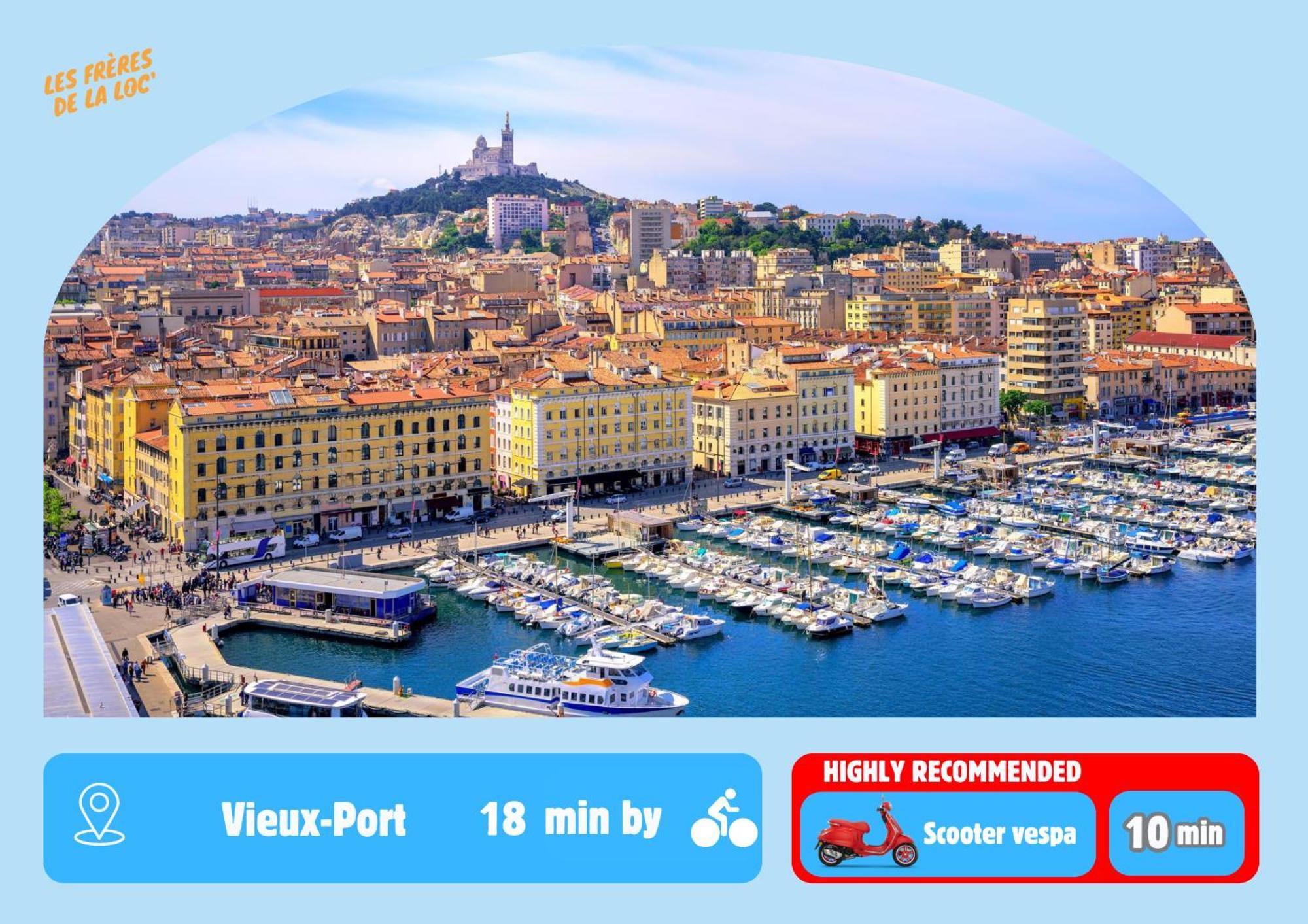 Appartement Renove - Stade Velodrome & Plages - Les Freres De La Loc' *