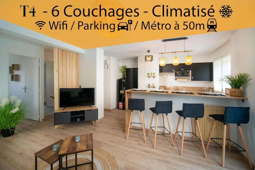 Apartment Fully Equipped With Parking 6 Beds