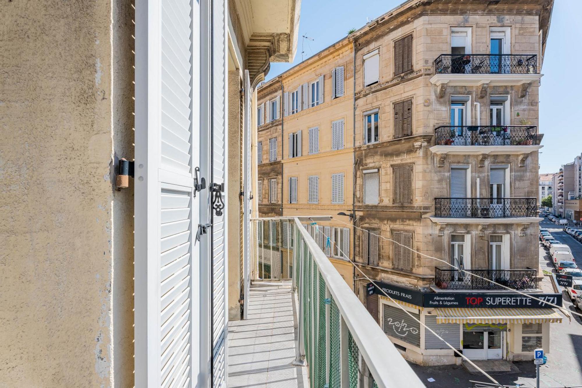 Lumineux Au Coeur De Avec Balcon Prive Marseille