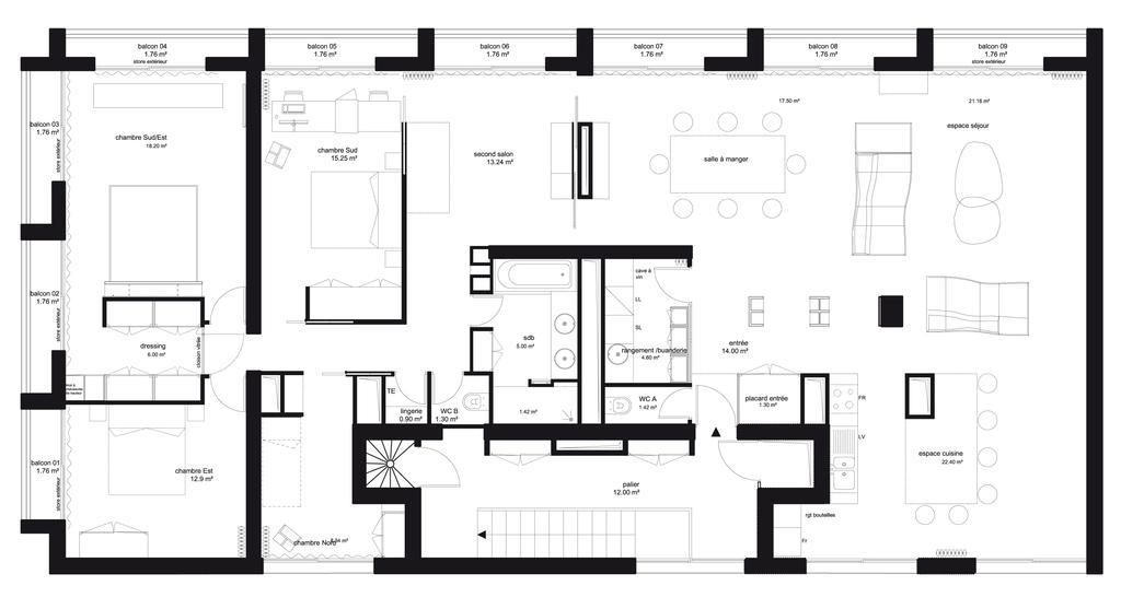 Appartement Loft Labourdette *