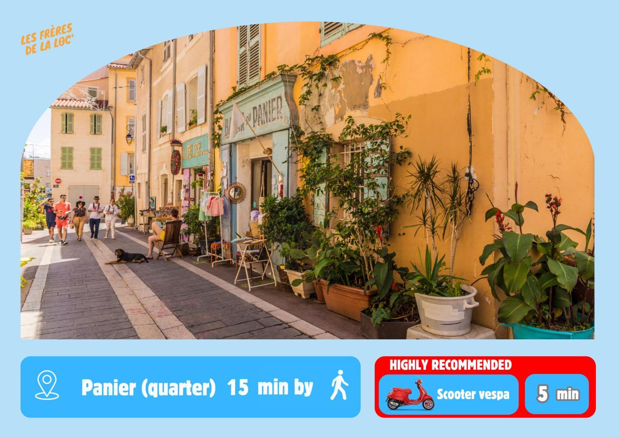 Lumineux A Deux Pas Du Vieux-port - Les Freres De La Loc' Marseille